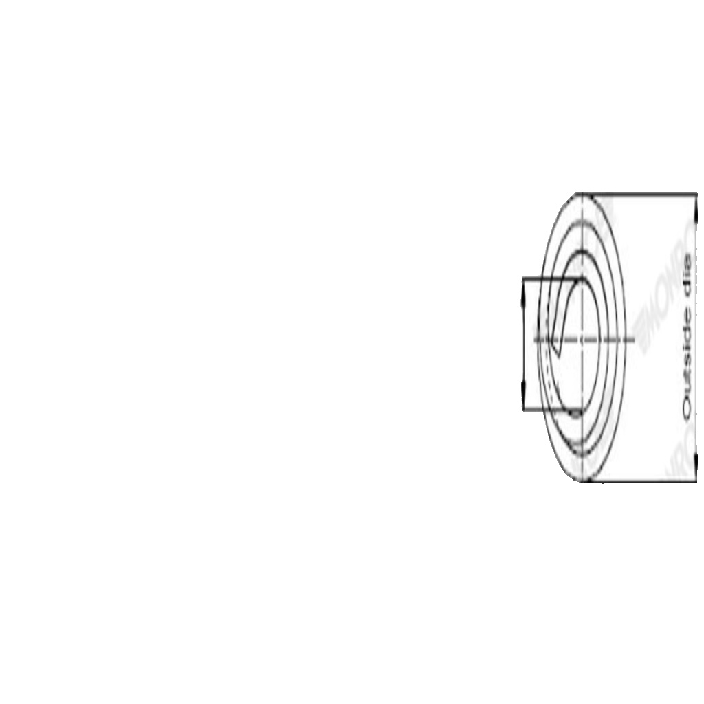 Suspension spring Coil spring with constant wire diameter SE1953 MONROE