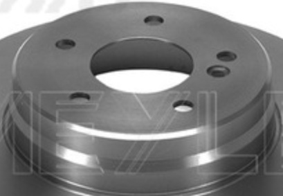 Original MEYLE Brake Disc 015 523 0022 for Mercedes-Benz