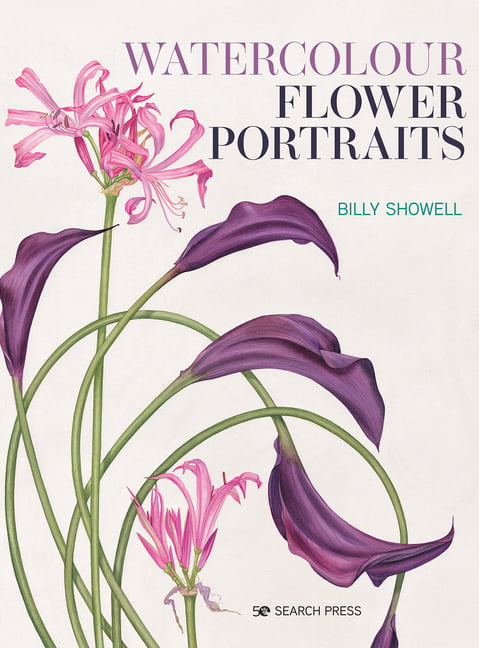 Watercolour Flower Portraits.by Showell New Fast Free Shipping** - Image 2