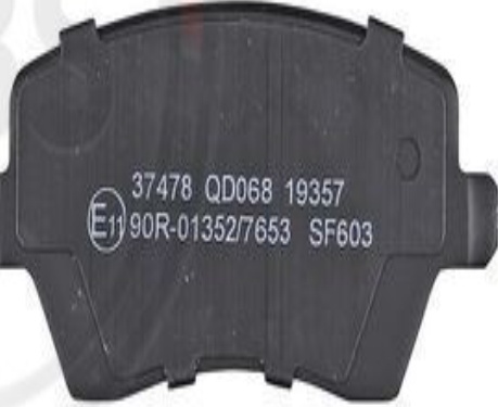 37478 A.B.S. Brake Pad Set, disc brake for NISSAN,OPEL,SUZUKI,VAUXHALL