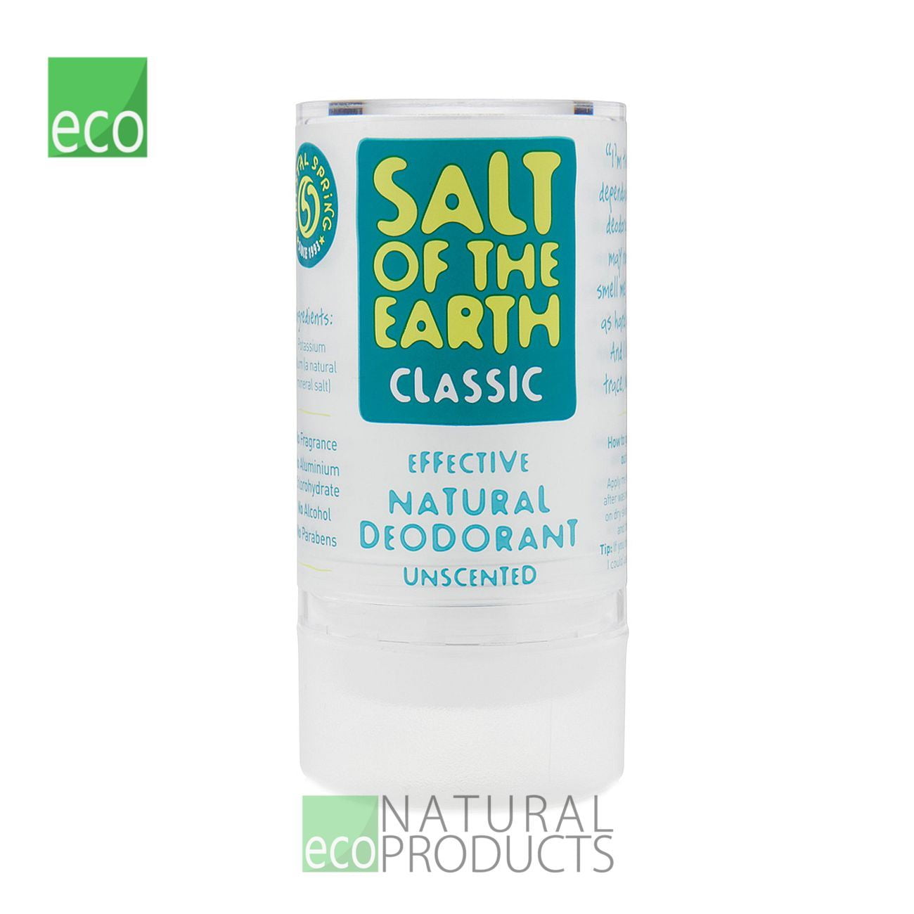Salt of the Earth Natural Deodorant Crystal Classic - Fragrance Free - 90g - Image 9