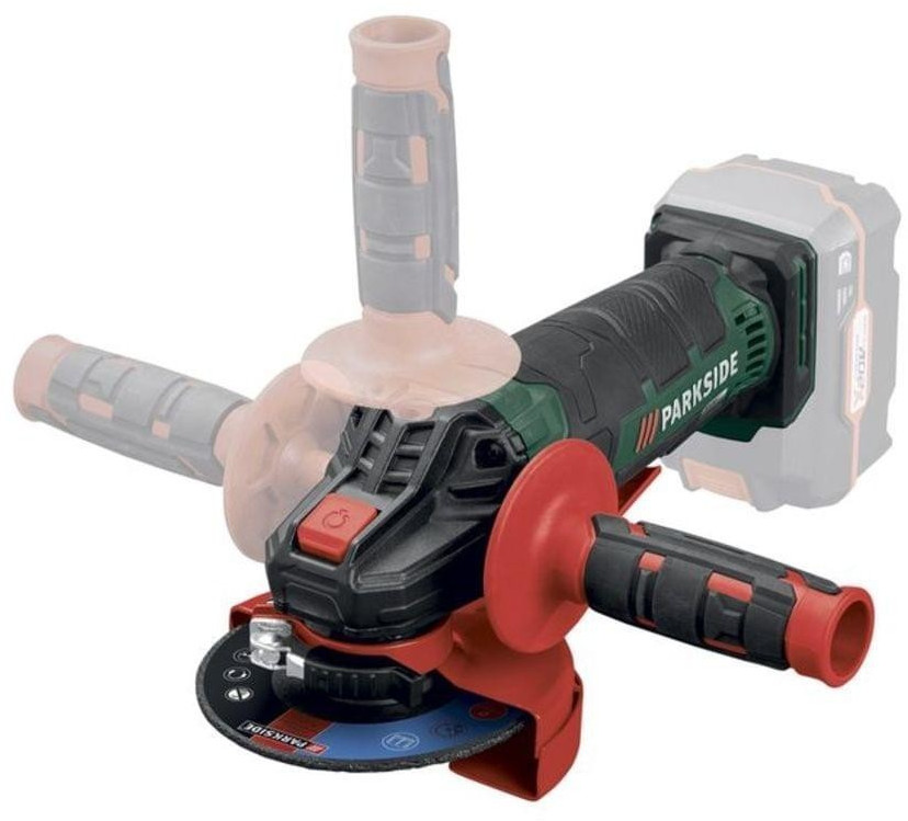 Parkside Cordless Angle Grinder 20v Ø 125m with Carry box, X20v – Bare Unit NEW