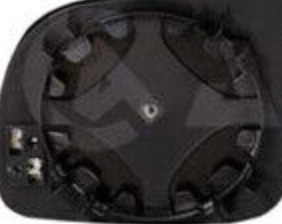 6452500 ALKAR Mirror Glass, outside mirror for AUDI