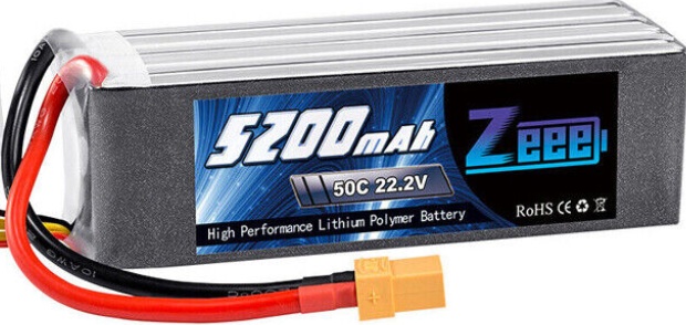 2x Zeee 6S LiPo Battery 5200mAh 22.2V XT90 50C for RC Car Helicopter Drone Truck