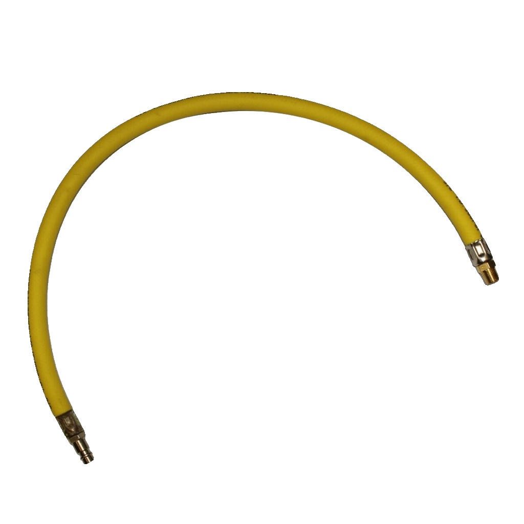Hi-Viz 300PSI  Whip Hose - 1/4'' BSP +   Euro Tail (Hi Flow) 009
