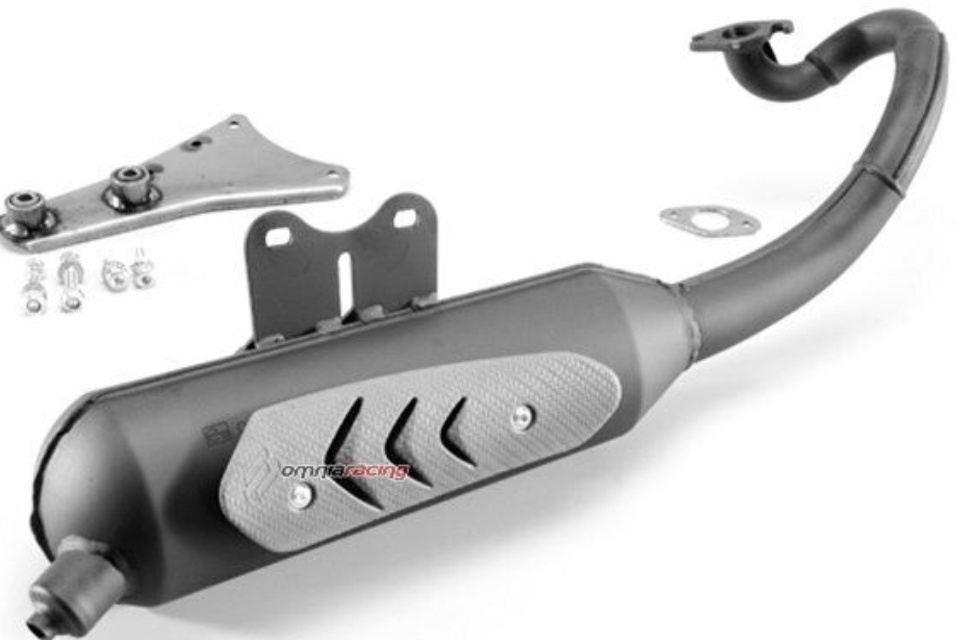 Free Shipping Polini Exhaust Black Steel Original Approved CPI/KEEWAY) 200.0318