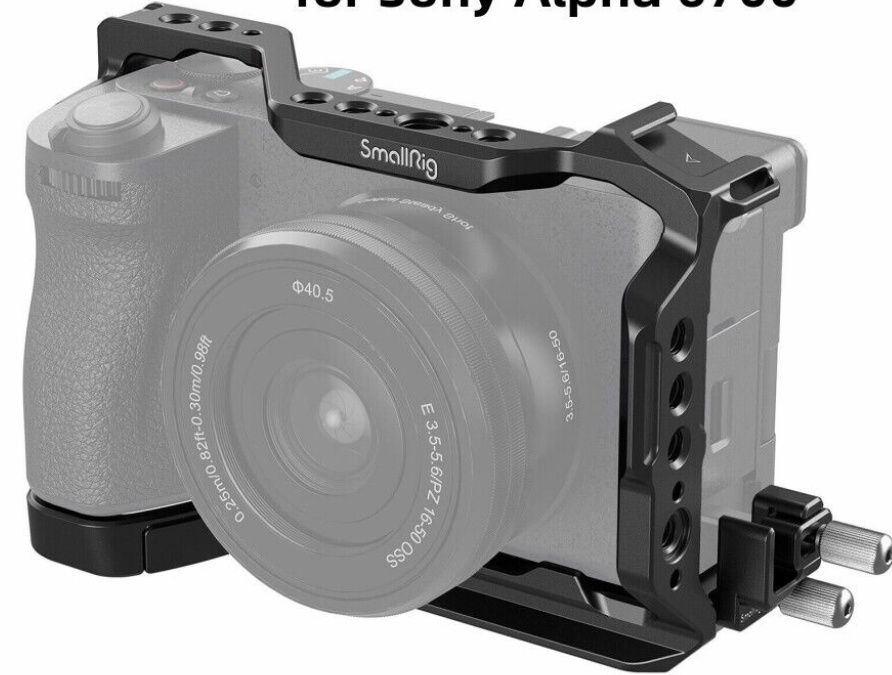 SmallRig Cage Kit for Sony A6700 w/ Cable Clamp Built-in Quick Release Plate