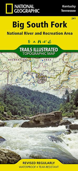 Big South Fork National River  Map  Trails illustrated national geographic