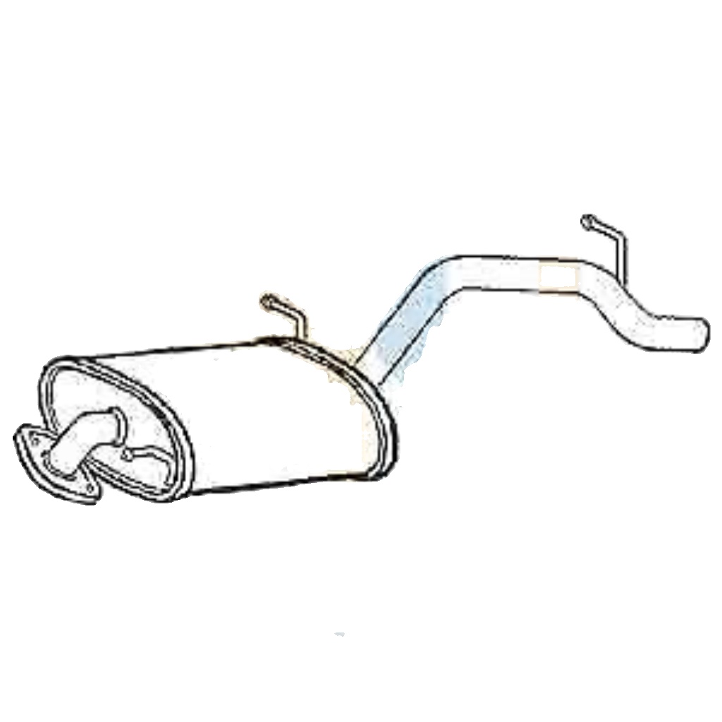 Klarius SZ110M Exhaust Rear Box Ignis 1.3 00-03