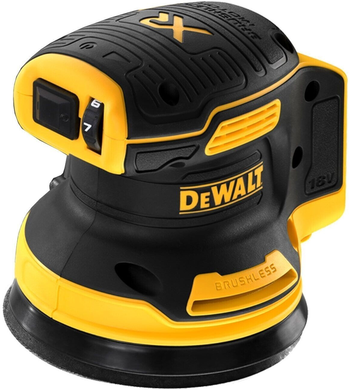 2800W ELECTRIC RANDOM ORBITAL SANDER 6 SPEEDS ROTARY PALM CIRCULAR DISC 125mm UK
