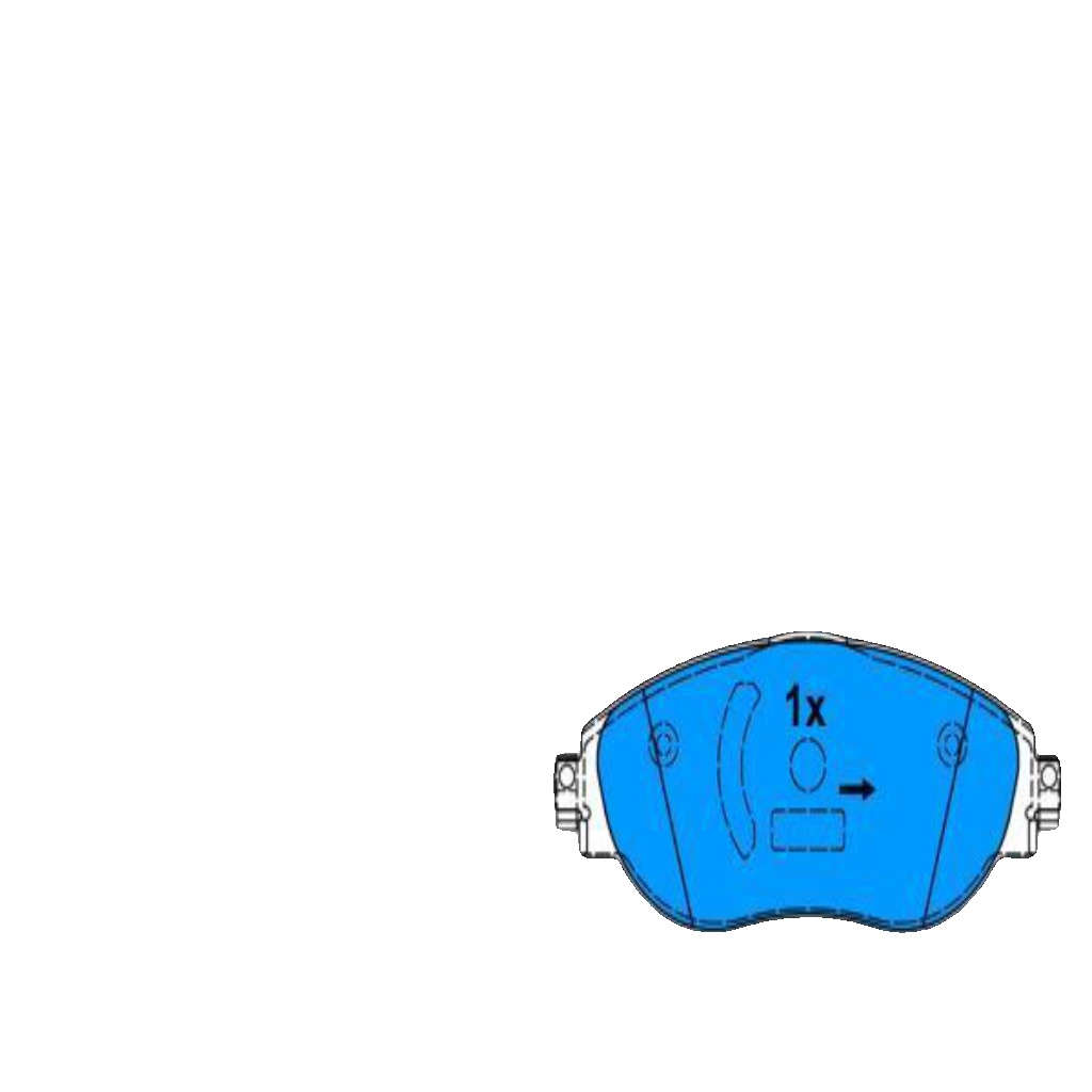 ATE 13.0460-2633.2 Brake Pad Set, disc brake for AUDI,VW