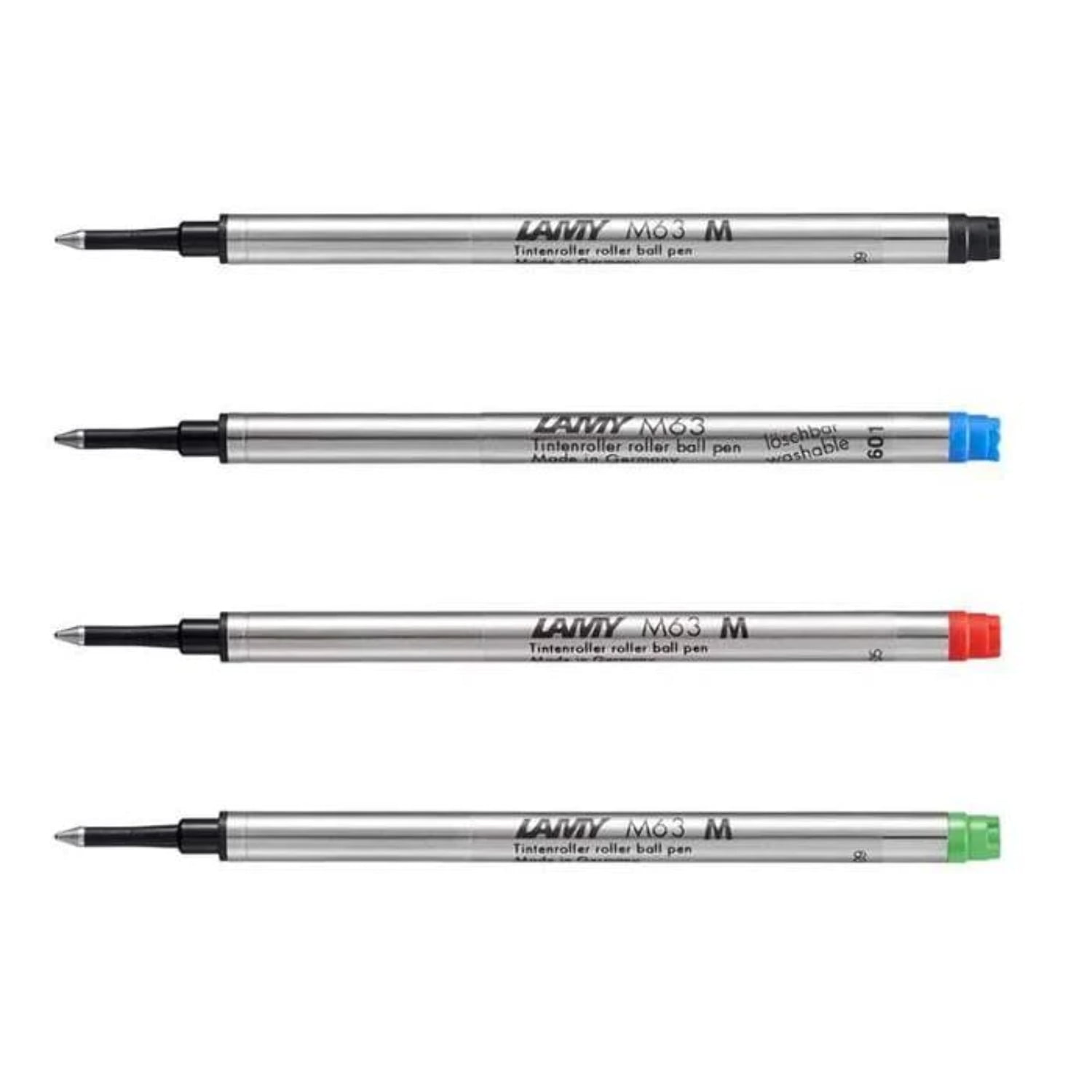 LAMY M63 Rollerball Pen Refill - Medium - Red Ink - Pack of 2