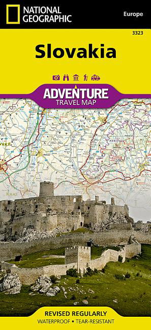 Slovakia Map  National Geographic Adventure Map