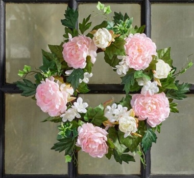 Smart Garden Products Peony Ivy Wreath 40cm Multicolor