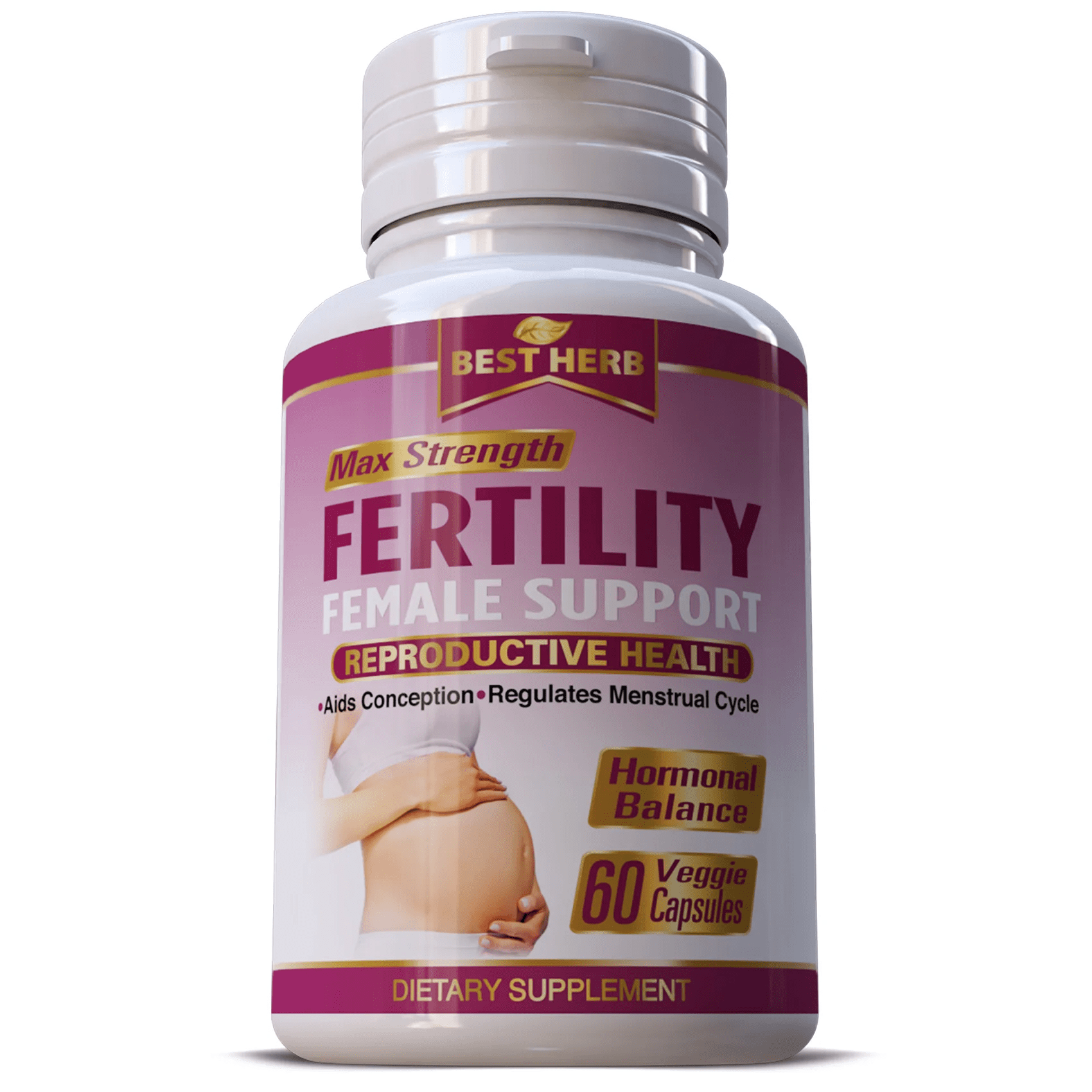 NATURAL AID INCREASE FEMALE FERTILITY SUPPORT OVULATION CONCEPTION HERB CAPSULES