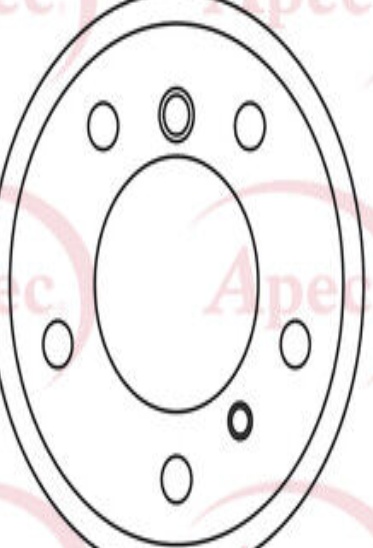 Apec Front Brake Disc DSK915 - OE High Quality Precision Engineered Part