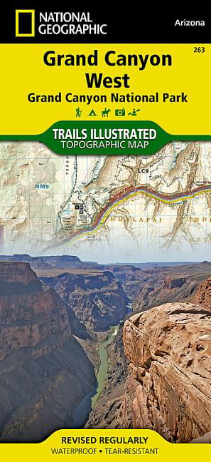Grand Canyon West Map  Trails illustrated national geographic