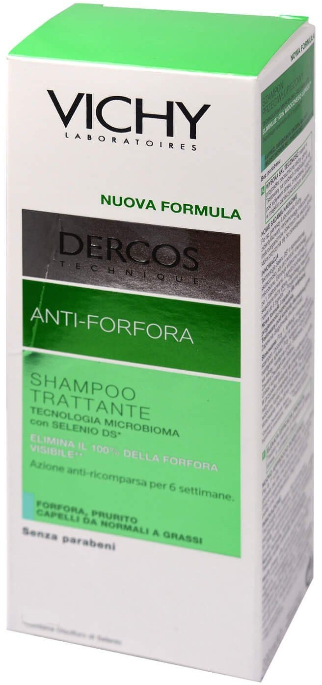 Vichy Dercos Anti-Dandruff Shampoo Normal - Oily Hair 390ml - FREE SHIPPING - Image 3