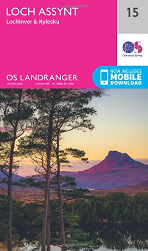 Loch Assynt Lochinver Kylesku Landranger Map 15 Ordnance Survey Latest