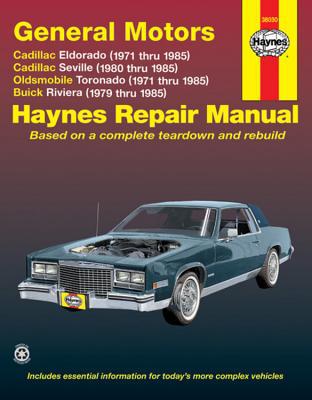 General Motors covering Cadillac Eldorado (71–85 – Cadillac Eldorado, Seville, …