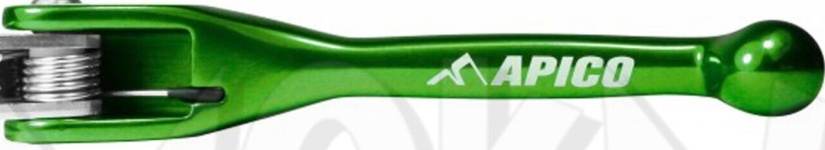 Kawasaki Flexi Levers KXF 250 450 05-12 Apico Pivot Brake & Clutch Forged Green