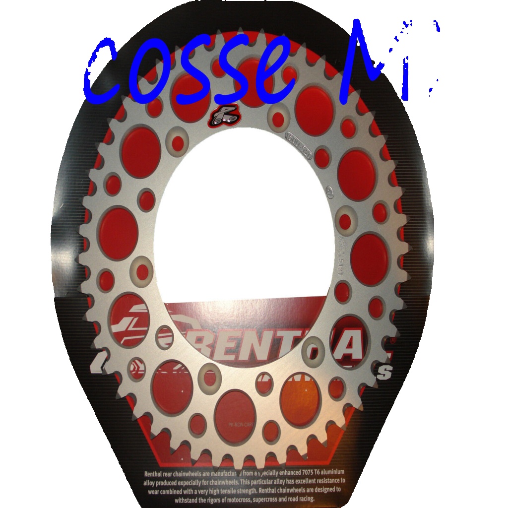 Crown RENTHAL Aluminium Ultralight Autolimpiable 154u-paso 520 for Bike