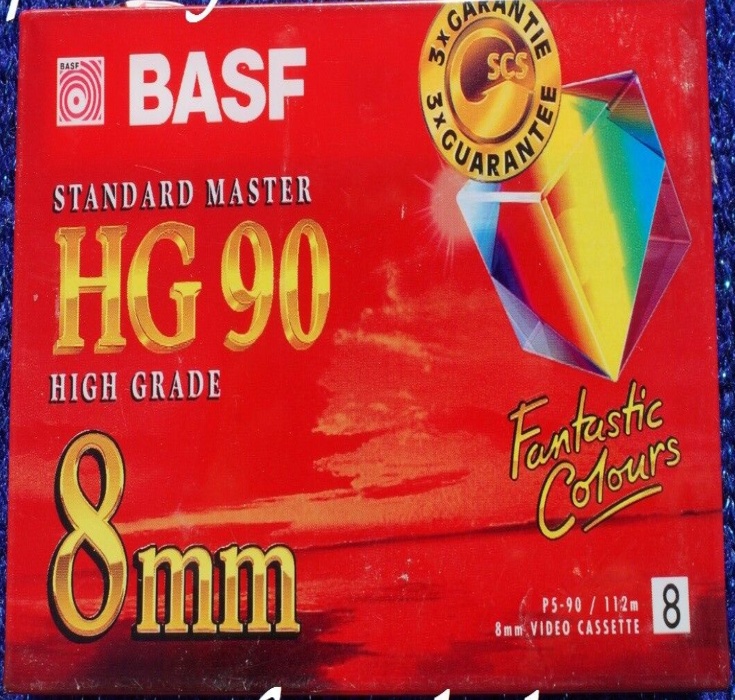 EMTEC / BASF P5-90 HIGH GRADE VIDEO 8mm & Hi8 CAMCORDER TAPE / CASSETTE