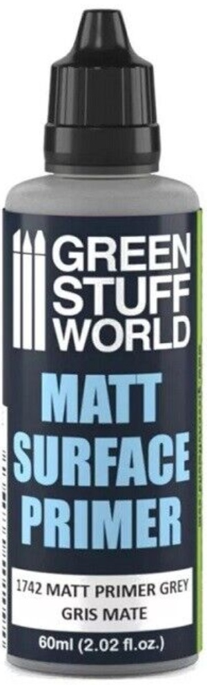 Green Stuff World GSW1742 - Matt Surface Primer 60 ml - Grey - New