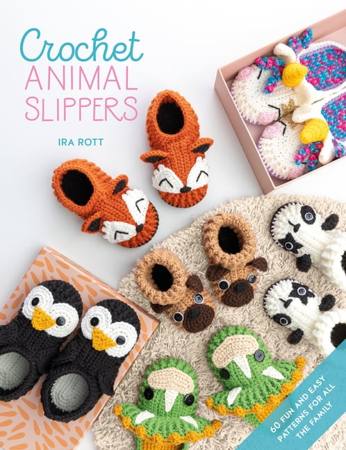 Crochet Animal Slippers by Ira Rott - 9781446308356