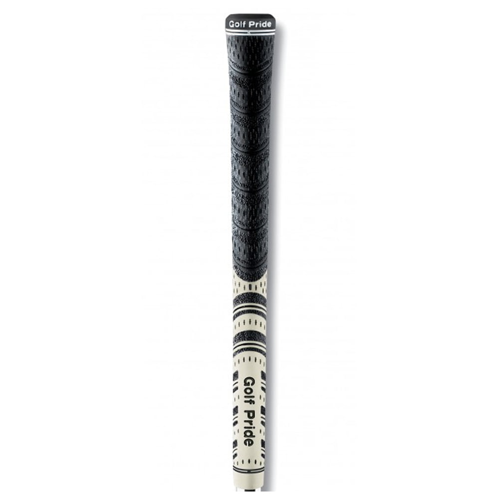 Golf Pride Multicompound / Multi Compound Midsize Golf Grips - White / Black x 3