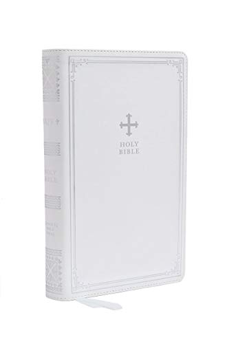 NRSV Catholic Edition Gift Bible, White Leathersoft (Comfort ... - 9780785230380