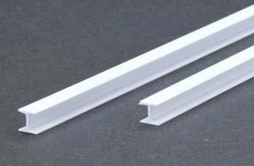 Evergreen Scale Models H-Profile, 35 cm x 6.3 x 6.0 mm - 1/4 2 Pieces 287