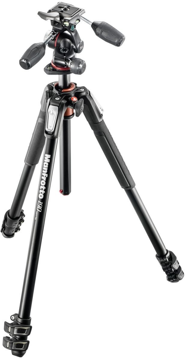 Manfrotto 190 Alu Stativ Mit Xpro 3-Wege-Neiger - Image 2
