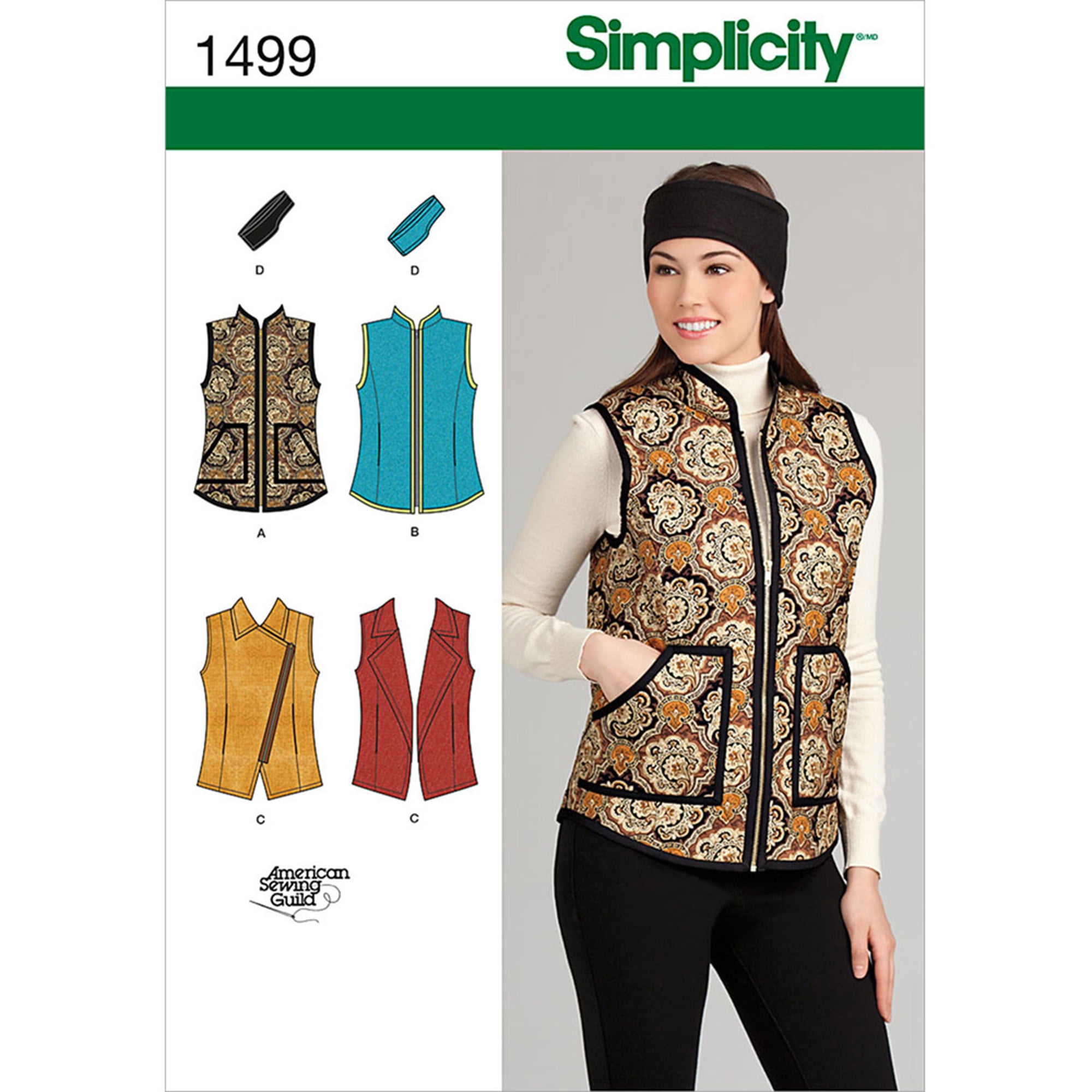 Simplicity Paper Sewing Pattern 1499
