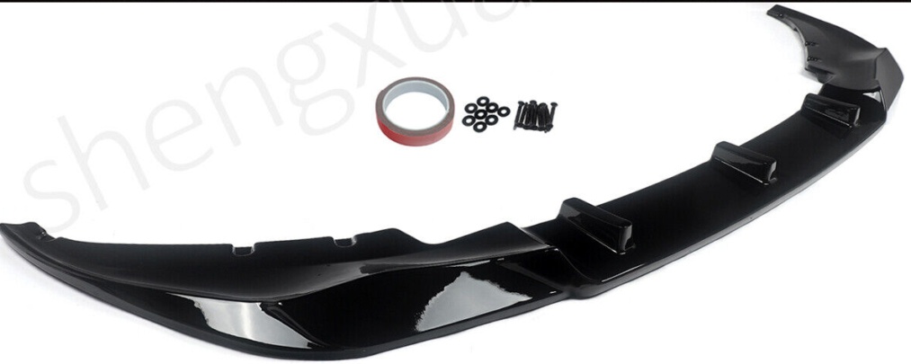 FOR BMW 7 SERIES G11 G12 FRONT SPOILER SPLITTER VALANCE LIP GLOSS BLACK 19-2022