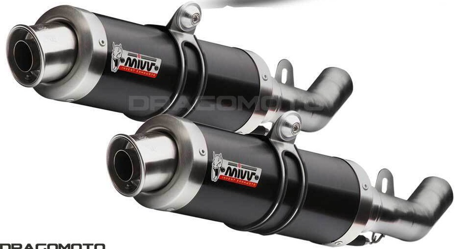 Mivv Ducati Monster S2R 800 2006 Terminali Di Scarico Per Moto Marmitte Gp Black