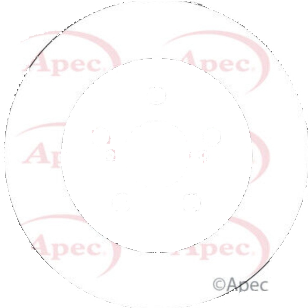 2x Brake Discs Vented Front 298mm DSK3373 Apec Red 43512F4010