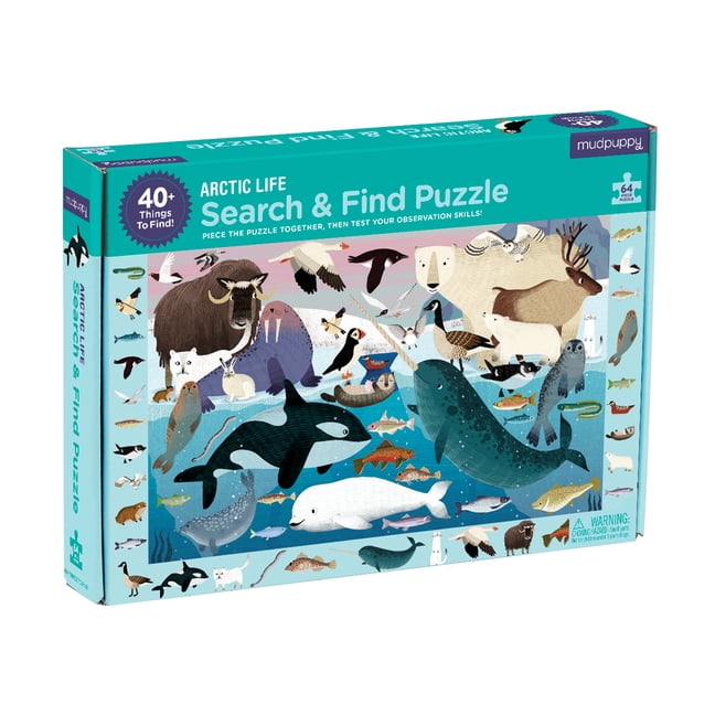 Arctic Life Search  Find Puzzle by Mudpuppy 9780735355781 - Image 2