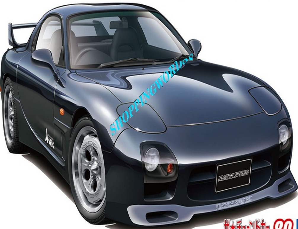 Aoshima 1/24 The Tuned Car No.80 Mazdaspeed A-Spec FD3S RX-7 1999 Plastic Model