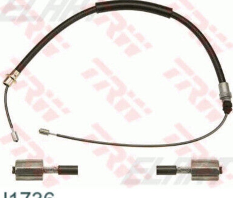 Handbrake cable Drum Brake GCH1736 TRW for RENAULT NISSAN