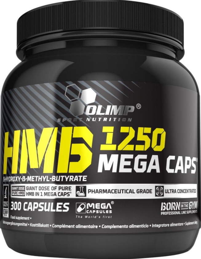 OLIMP HMB 1250 anticatabolic fomula strength lean muscle 300 mega caps