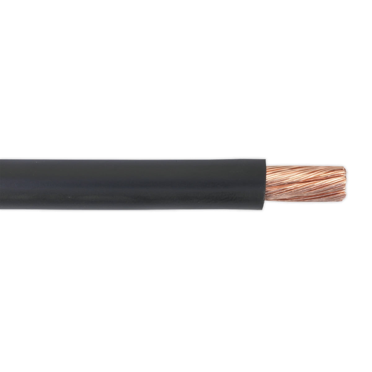 Sealey AC25SQBK Automotive Starter Cable 196/0.40mm 25mm² 170A 10m - Black