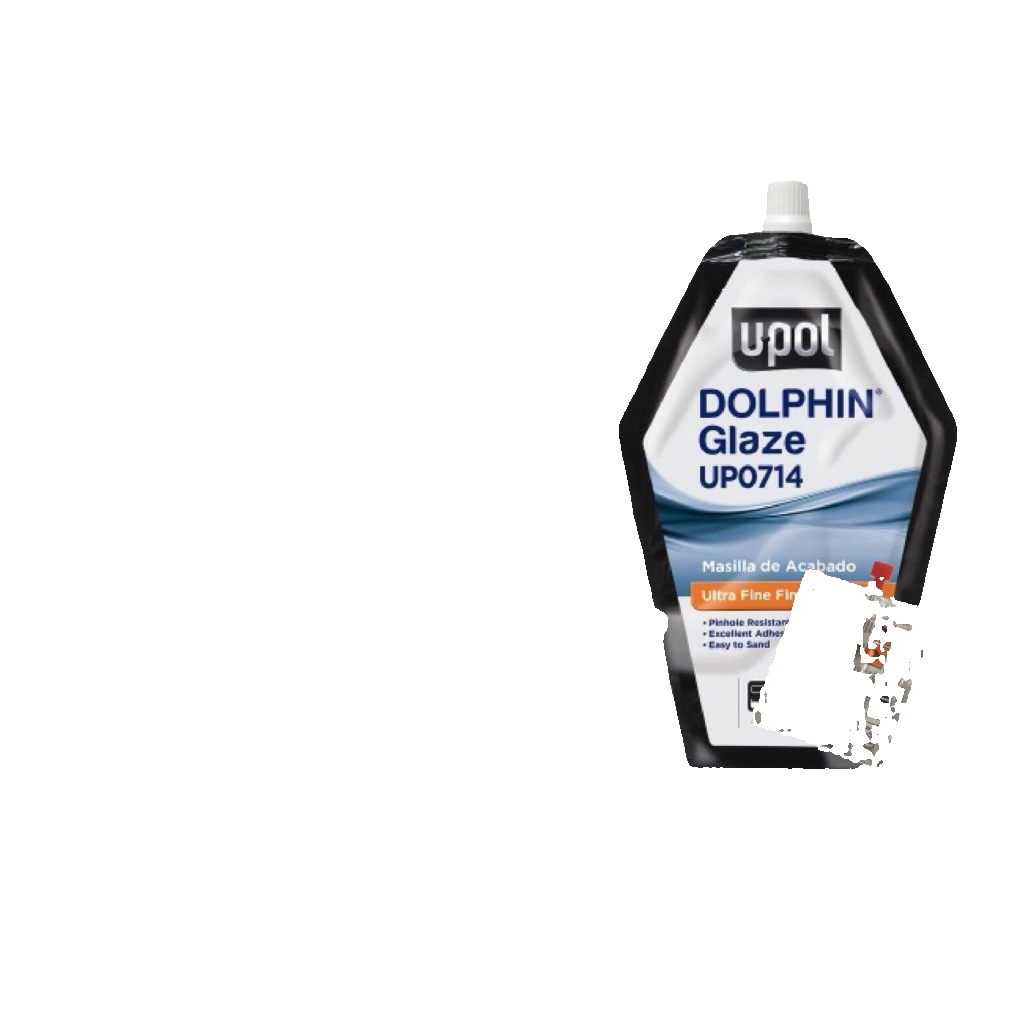 3 x U-POL Dolphin Glaze 440ml Self Levelling Glazing Putty UPOL