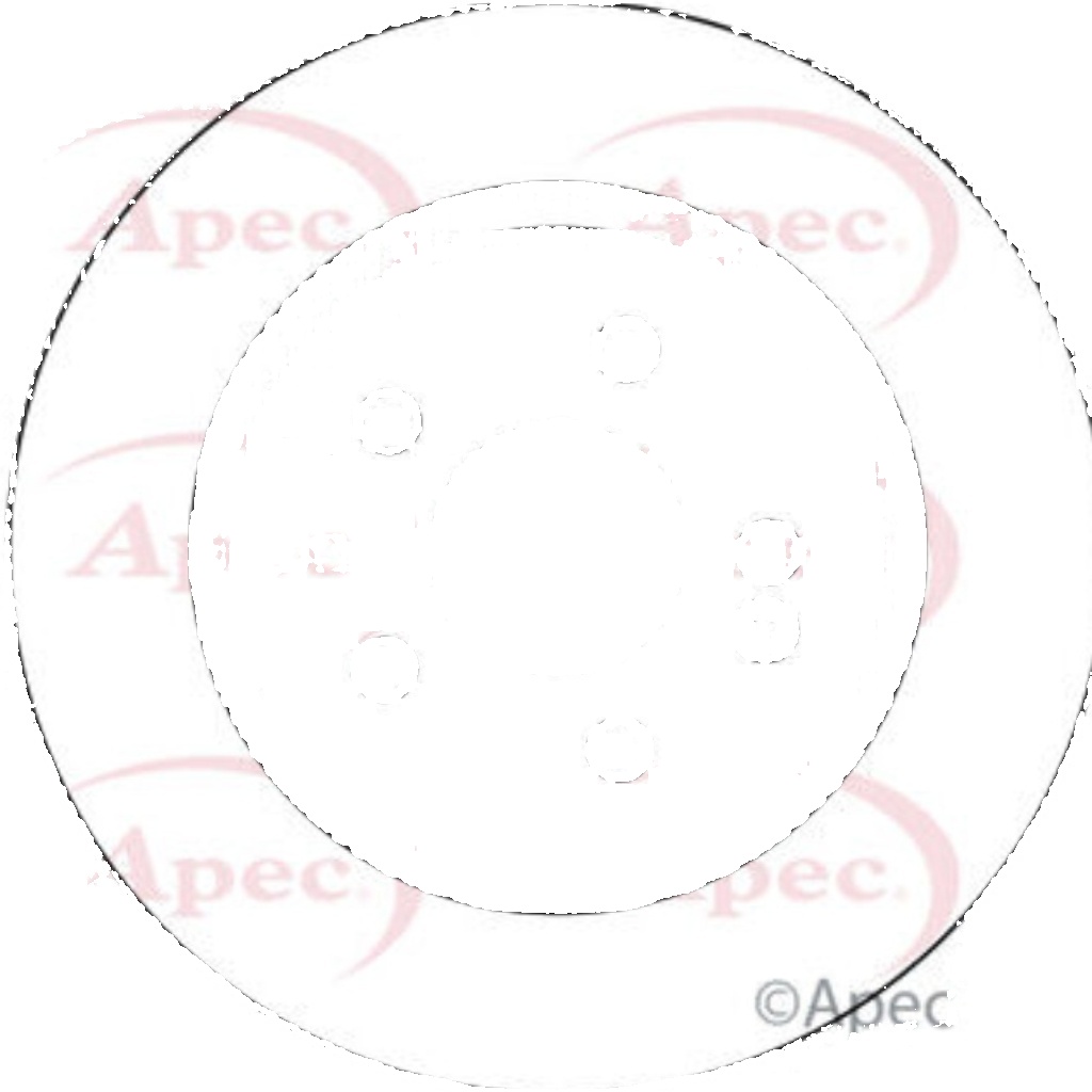 Apec Brake Disc Rear Single 6394230112 5028906086633 296mm DSK2263
