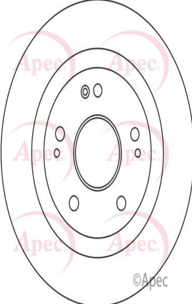 Apec Brake Disc Rear Single 42510T7WA01 42510T7WA02 5028906113841 DSK3266