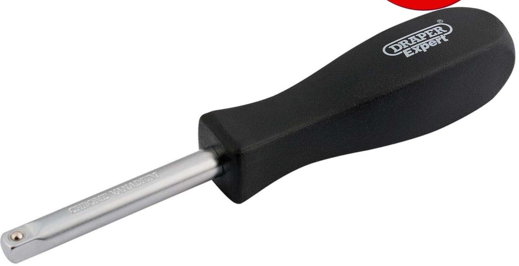 Draper 34515 Draper Expert Spinner Handle 1/4"" Sq Dr 150mm