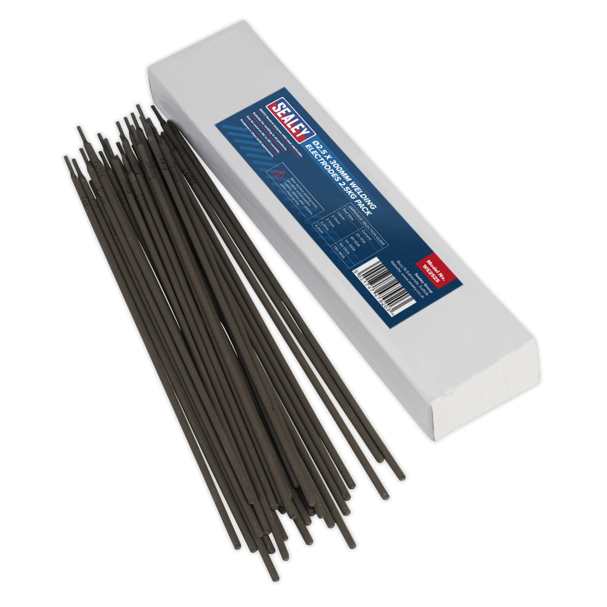 Sealey WE2525 Welding Electrodes 2.5 x 300mm - 2.5kg Pack