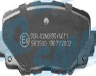 SAMKO 5SP2002 Brake Pad Set, disc brake for FIAT,MAZDA
