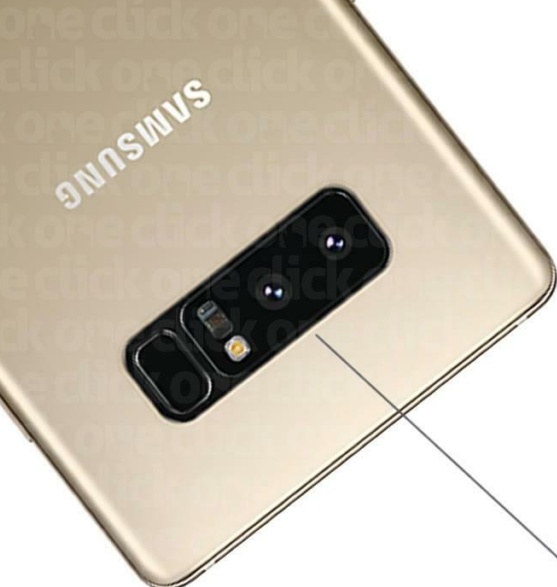 Replacement REAL GLASS Rear Flash Camera Lens for Samsung Galaxy Note 8 SM-N950