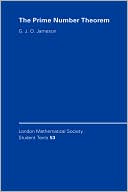 The Prime Number Theorem Jameson Paperback Cambridge University Press